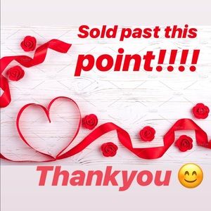 SOLD! Thank you and Happy Poshing!!!